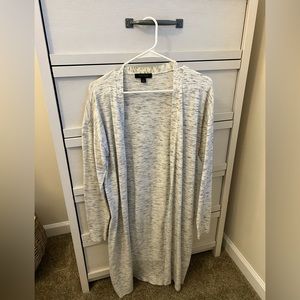 Ann Taylor heather grey cardigan